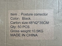 Ca. 50x postuur corrector, rugbrace, houding corrector nuvano - afbeelding 3 van  5