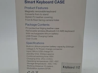 Ca. 50x tablethoes, smart keyboard case - 8 inch - afbeelding 3 van  5