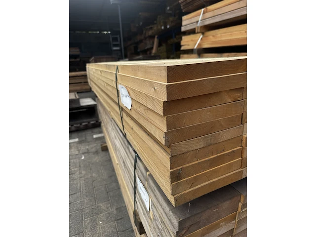 Ca. 50x vuren planken geschaafd - afbeelding 3 van  3