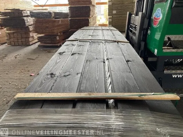 Ca. 50x wisselsponning (sponningplanken) , 16x178mm, lengte 500cm - afbeelding 1 van  3