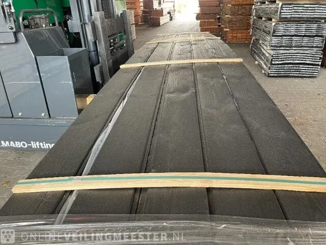 Ca. 50x wisselsponning (sponningplanken) , 16x178mm, lengte 500cm - afbeelding 1 van  3