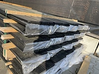 Ca. 50x zweeds rabat zwart gecoat, 21x190mm, lengte 400cm - afbeelding 3 van  3