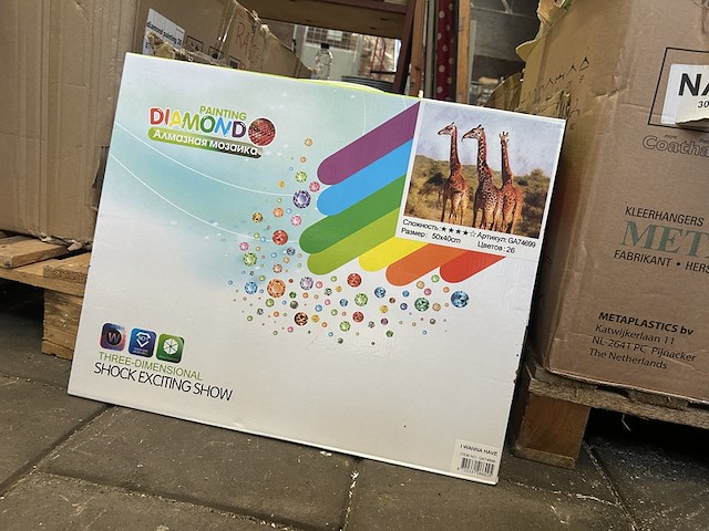 Ca. 52x diamond painting inclusief tools 40x50cm i-wannahave - afbeelding 2 van  7