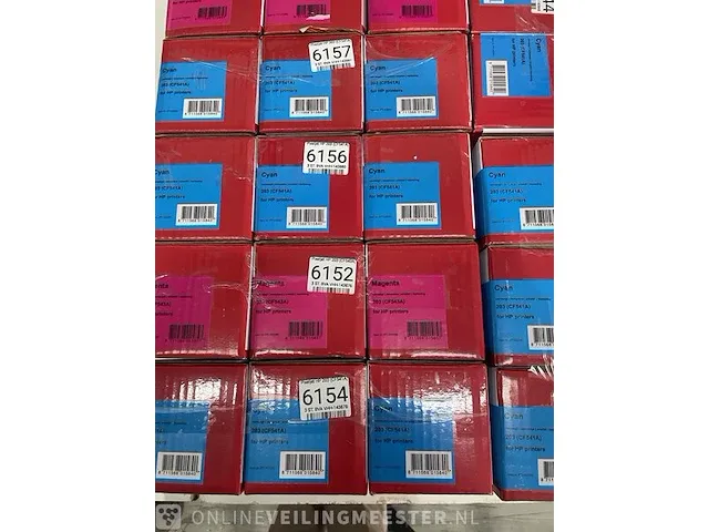 Ca. 52x mix pixeljet , cyan, black, magenta, yellow - afbeelding 3 van  5