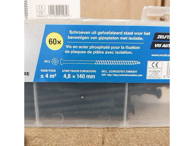 Ca. 5400x gipsplaat schroeven 4.8x140 in 90x doos - afbeelding 3 van  3