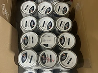 Ca. 54x blikken tegelverf, decocraft, hoogglans, wit - afbeelding 4 van  4
