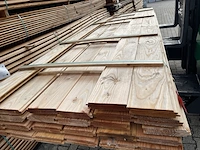 Ca. 54x douglas wisselsponning/halfhoutsrabat, 18x190mm, lengte 500cm - afbeelding 1 van  3