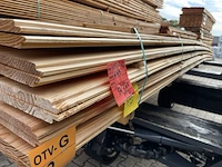 Ca. 54x douglas wisselsponning/halfhoutsrabat, 18x190mm, lengte 500cm - afbeelding 2 van  3