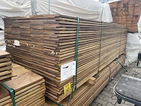 Ca. 54x guyana ipé planken geschaafd, 16x190mm, lengte 300cm - afbeelding 2 van  4