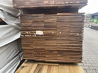 Ca. 54x guyana ipé planken geschaafd, 16x190mm, lengte 300cm - afbeelding 3 van  4