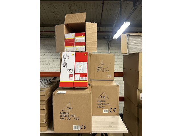 Ca. 54x led plafondlamp 2-lichts, trio, bolou - afbeelding 3 van  5