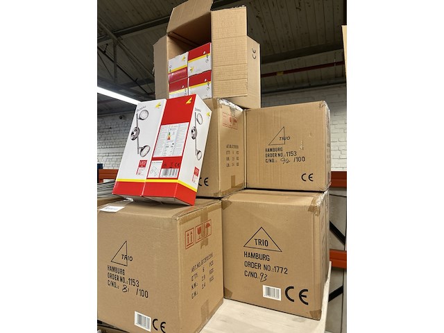 Ca. 54x led plafondlamp 2-lichts, trio, bolou - afbeelding 4 van  5