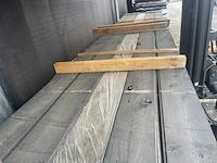 Ca. 54x veer en groef zwart gecoat, 18x185mm, lengte 500cm - afbeelding 1 van  3
