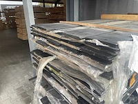 Ca. 54x veer en groef zwart gecoat, 18x185mm, lengte 500cm - afbeelding 3 van  3