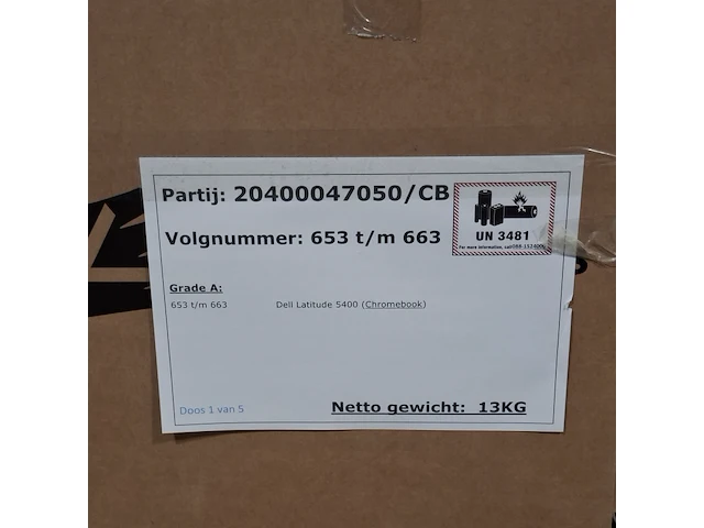 Ca. 55x chromebook, dell, latitude 5400 - afbeelding 4 van  16