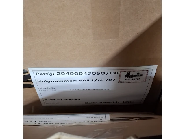Ca. 55x chromebook, dell, latitude 5400 - afbeelding 8 van  16