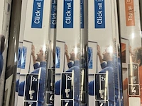 Ca. 55x clickrail schilderij ophangsysteem compleet - afbeelding 1 van  4