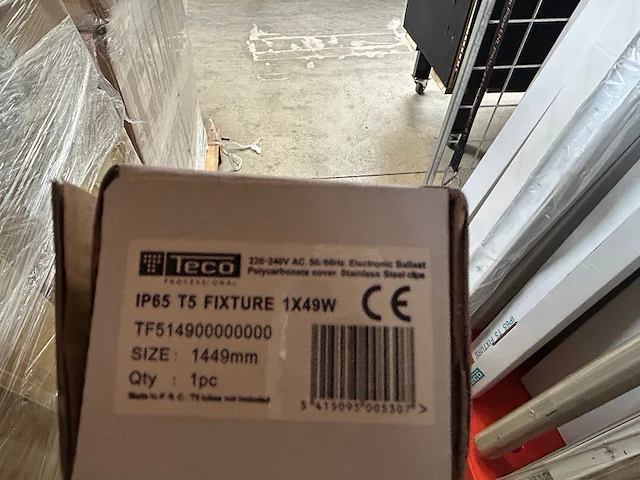 Ca. 55x ip65 t5 fixture 1x49w led armatuur teco professional - afbeelding 4 van  4
