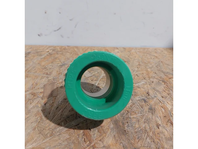 Ca. 55x koppeling recht 1 1/2 x 50mm messing ppr bui , ifan, groen, 2023 - afbeelding 3 van  5