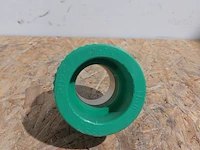 Ca. 55x koppeling recht 1 1/2 x 50mm messing ppr bui , ifan, groen, 2023 - afbeelding 3 van  5