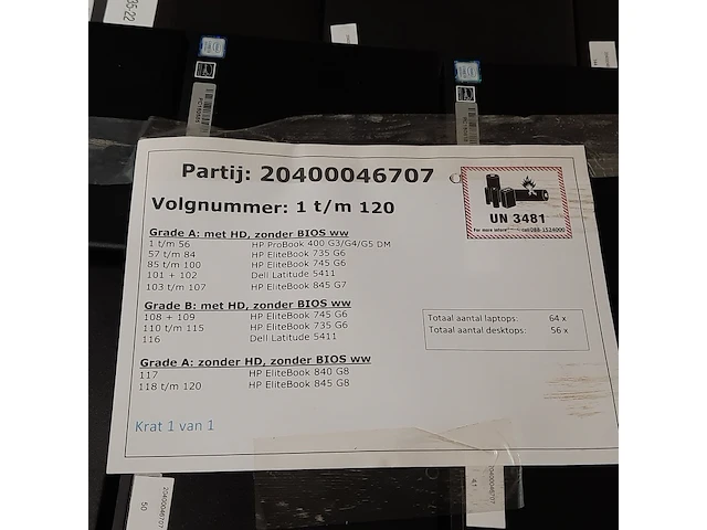 Ca. 56x desktop, hp, o.a prodesk 400 - afbeelding 10 van  10