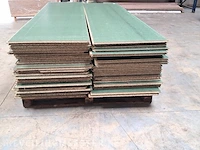 Ca. 56x spaanplaat, groen - afbeelding 6 van  9
