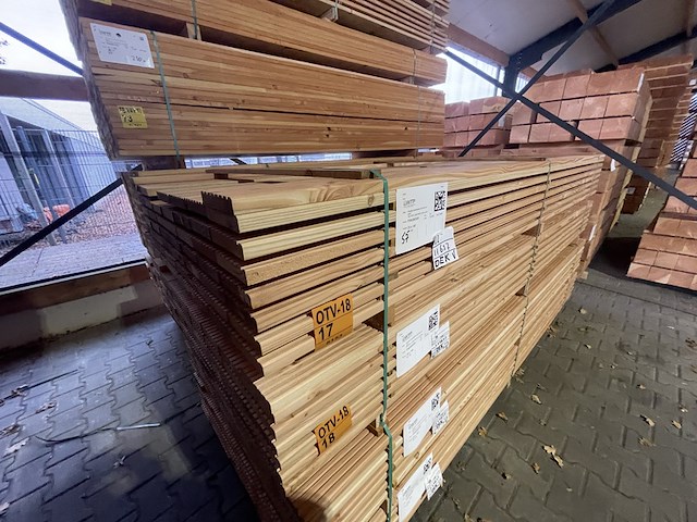 Ca. 57x douglas vlonderplanken, 25x140mm, lengte 300cm - afbeelding 4 van  4
