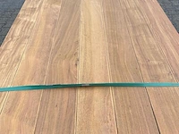 Ca. 57x guyana ipé planken geschaafd, 21x145mm, lengte 185cm - afbeelding 1 van  4