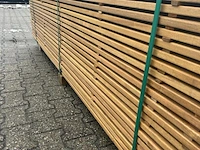 Ca. 57x guyana ipé planken geschaafd, 21x145mm, lengte 185cm - afbeelding 2 van  4