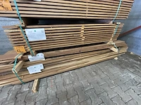 Ca. 57x guyana ipé planken geschaafd, 21x145mm, lengte 185cm - afbeelding 4 van  4