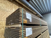 Ca. 57x guyana ipé planken geschaafd, 21x145mm, lengte 365cm - afbeelding 4 van  4