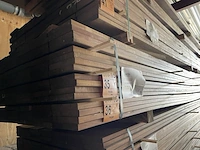 Ca. 57x guyana ipé planken geschaafd, 21x145mm, lengte 455cm - afbeelding 4 van  4