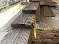 Ca. 57x thermo vuren geschaafd, 18x90mm, lengte 480cm - afbeelding 1 van  3
