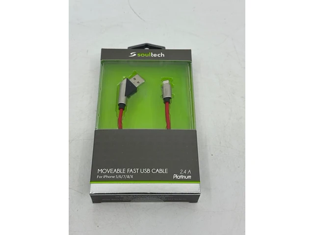 Ca. 59x usb laadsnoer iphone soultech, dk026k - afbeelding 1 van  4