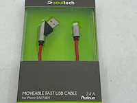 Ca. 59x usb laadsnoer iphone soultech, dk026k - afbeelding 1 van  4