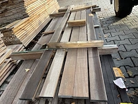 Ca. 5x guyana ipé planken geschaafd, 21x95mm, lengte 245cm - afbeelding 1 van  3