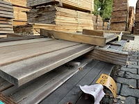 Ca. 5x guyana ipé planken geschaafd, 21x95mm, lengte 245cm - afbeelding 2 van  3
