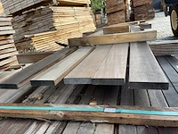 Ca. 5x guyana ipé planken geschaafd, 21x95mm, lengte 245cm - afbeelding 3 van  3
