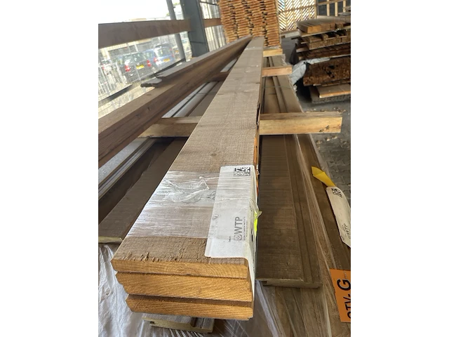 Ca. 5x thermo vuren geschaafd, 20x160mm, lengte 510cm - afbeelding 1 van  3