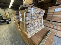 Ca. 600x ipé country grade planken geschaafd, 21x70mm, lengte 576/65cm, 24/125cm - afbeelding 2 van  3