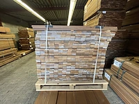 Ca. 600x ipé country grade planken geschaafd, 21x70mm, lengte 576/65cm, 24/125cm - afbeelding 3 van  3