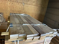 Ca. 600x ipé planken geschaafd country grade, 21x70mm, lengte 576/65cm, 24/125cm - afbeelding 1 van  3