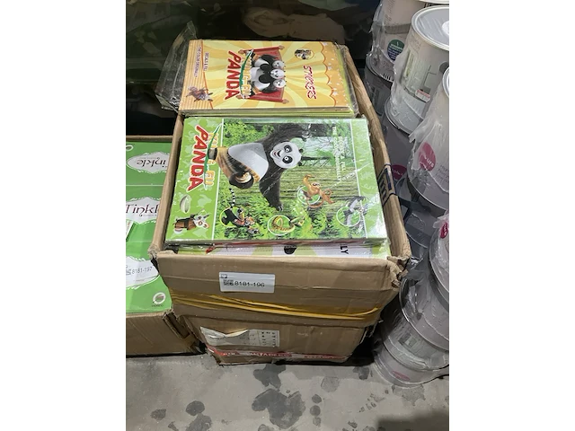 Ca. 600x stickerboeken , kung fu panda - afbeelding 1 van  5