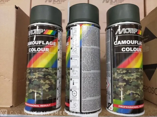 Ca. 60x camouflage colour motip, ral 6031 - afbeelding 2 van  4