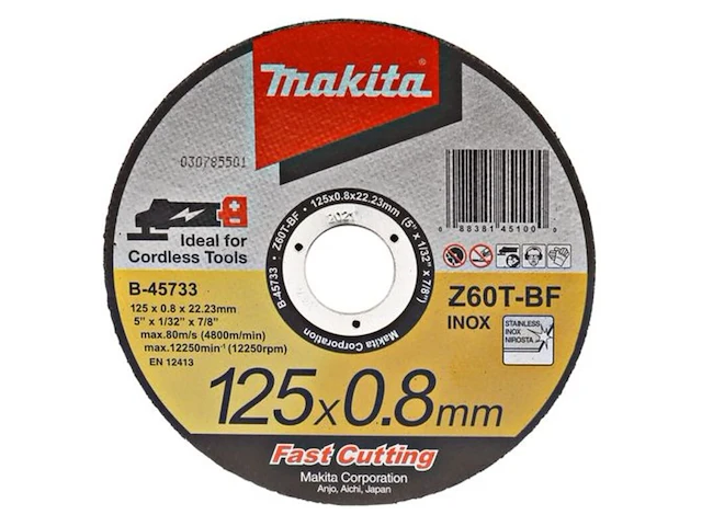 Ca. 60x doorslijpschijven, makita, b45733 - afbeelding 1 van  3