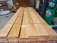 Ca. 60x douglas sponningplanken wissel dakbeschot, 18x185mm, lengte 400cm - afbeelding 1 van  3