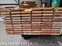 Ca. 60x douglas sponningplanken wissel dakbeschot, 18x185mm, lengte 400cm - afbeelding 2 van  3