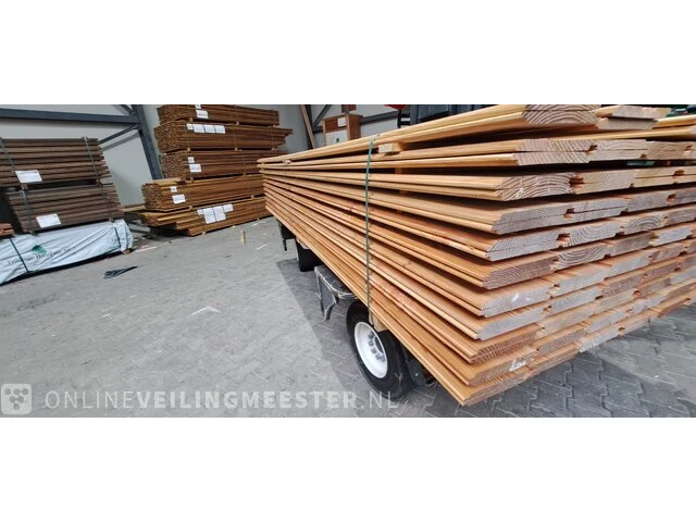 Ca. 60x douglas sponningplanken wissel dakbeschot, 18x185mm, lengte 400cm - afbeelding 3 van  3