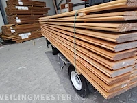 Ca. 60x douglas sponningplanken wissel dakbeschot, 18x185mm, lengte 400cm - afbeelding 3 van  3