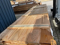 Ca. 60x douglas wisselsponning/halfhoutsrabat, 18x190mm, lengte 400cm - afbeelding 1 van  3